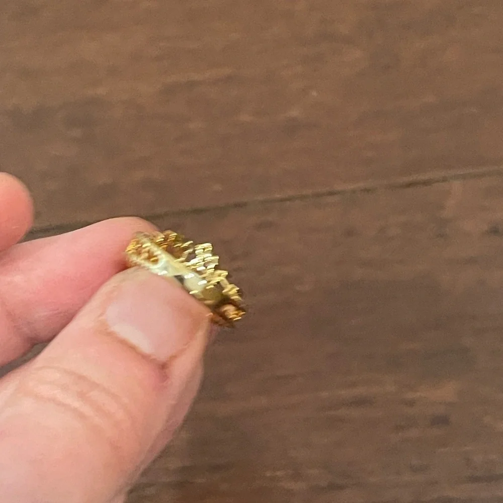 nwot anthropologie raini Multicolor cocktail Ring os